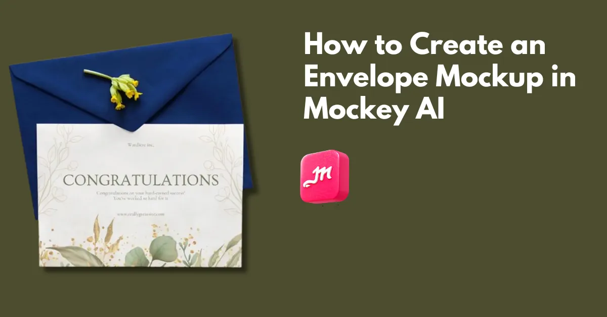 How to Create an Envelope Mockup in Mockey AI