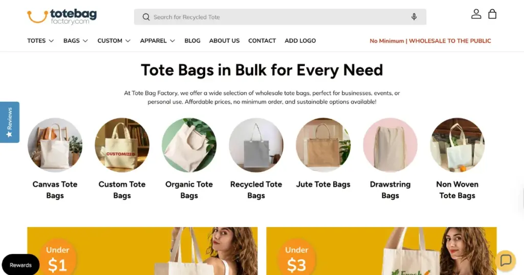 tote bag factory