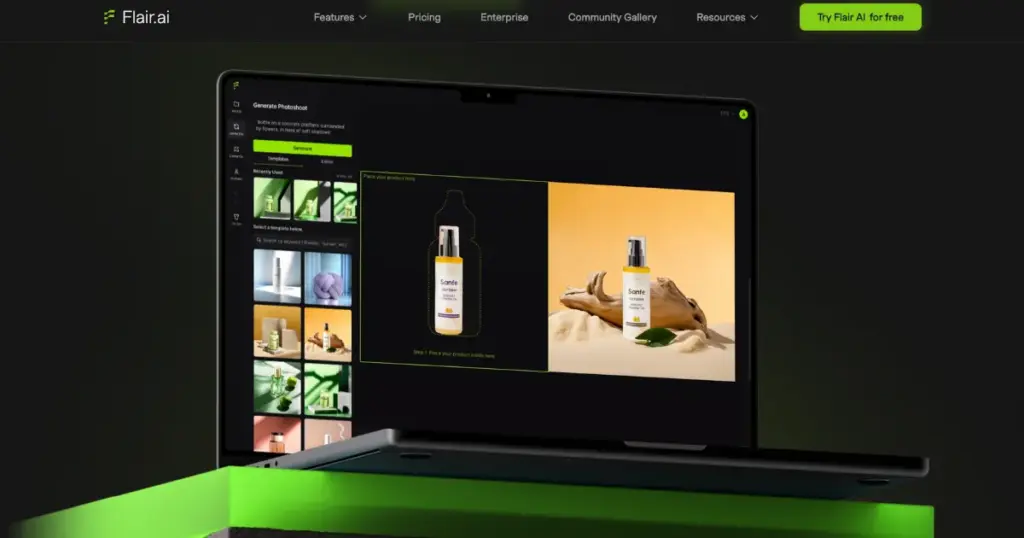 flair ai product photos generator