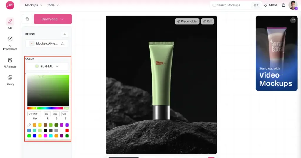 modify the tube color