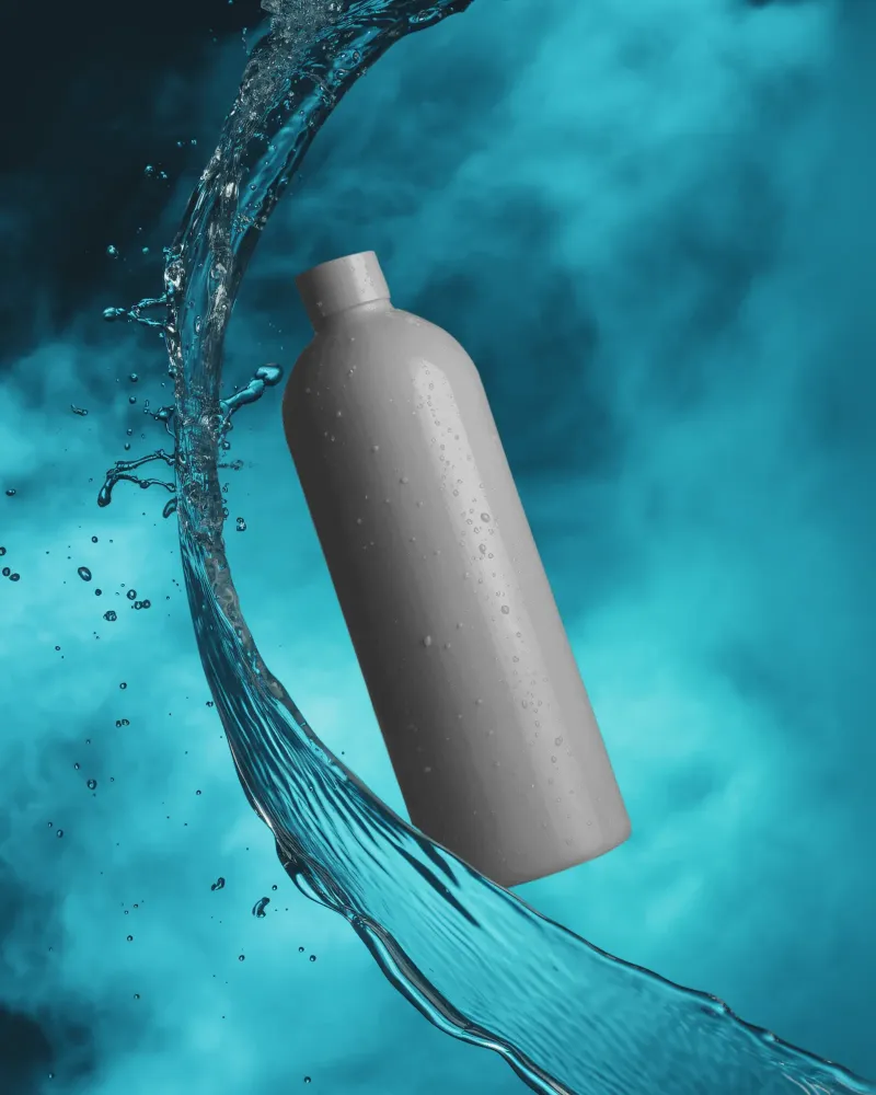 water bottle mockup