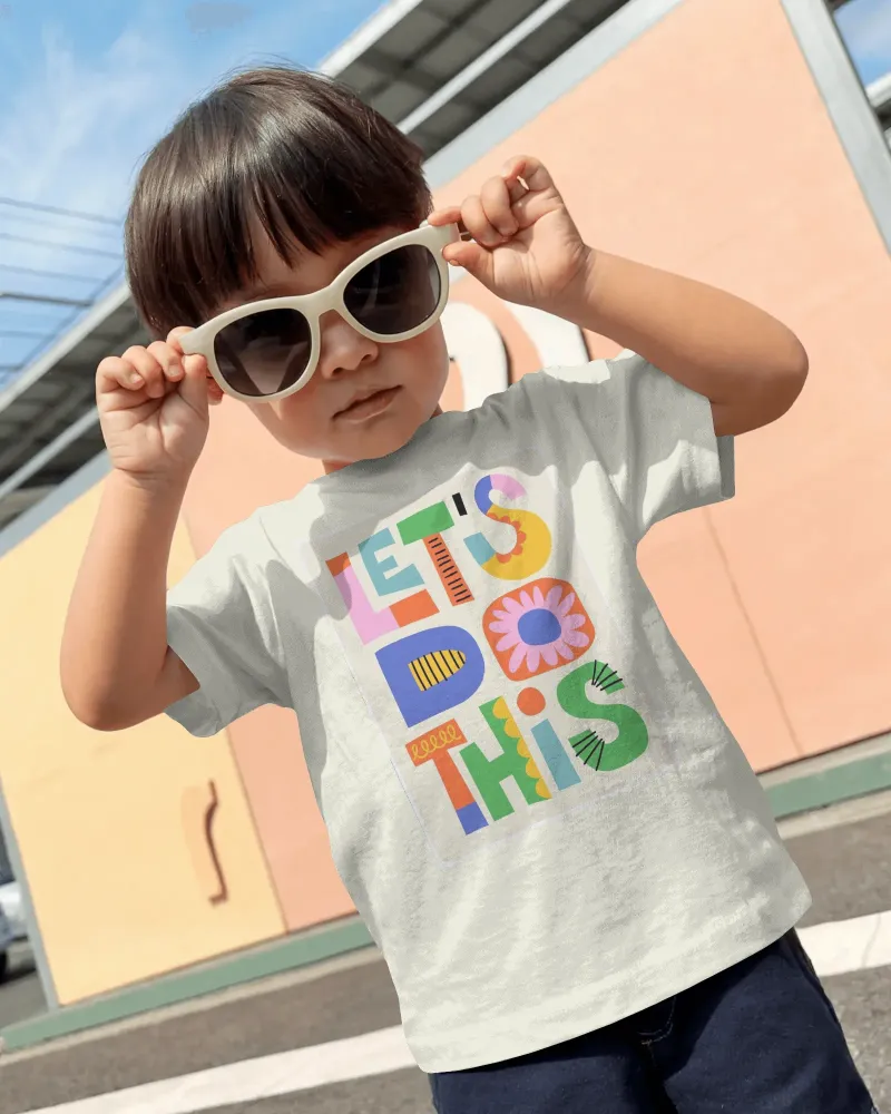 Fre kids street tshirt mockup