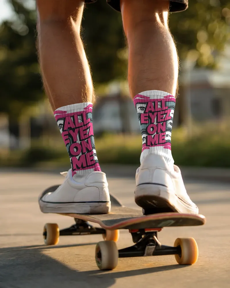 Sport socks mockup