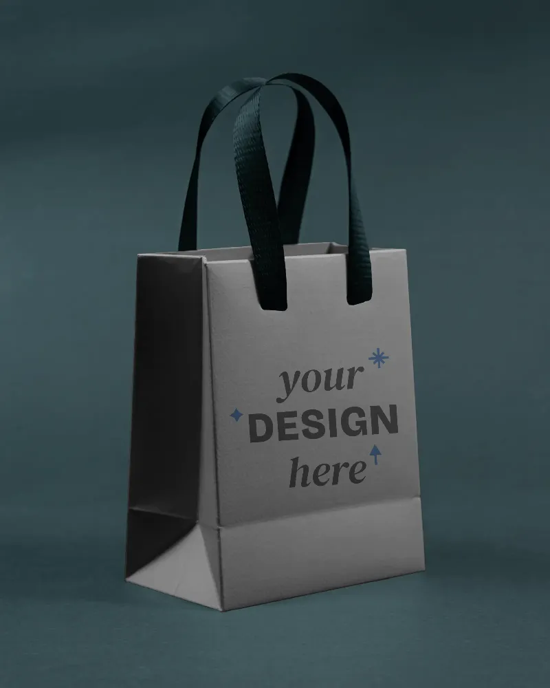 eco paper bag mockup