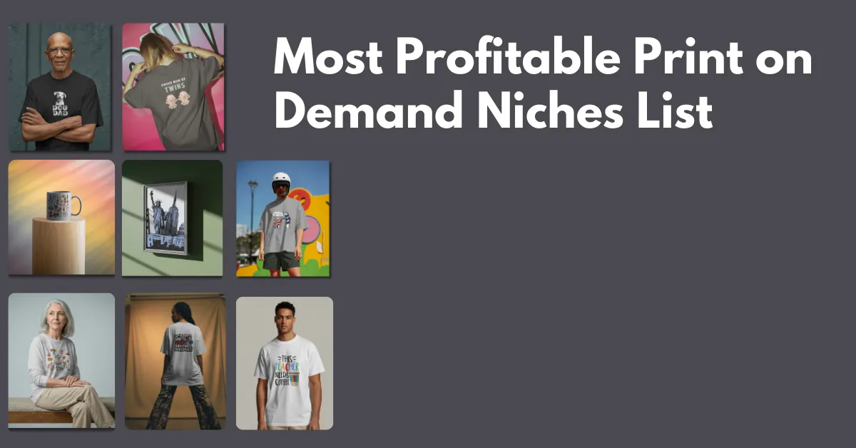 6 Most Profitable Print on Demand Niches List in 2026
