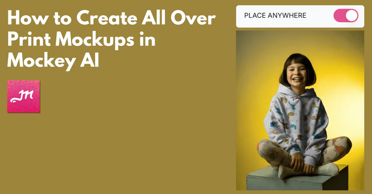 How to Create All Over Print Mockups in Mockey AI (2026)