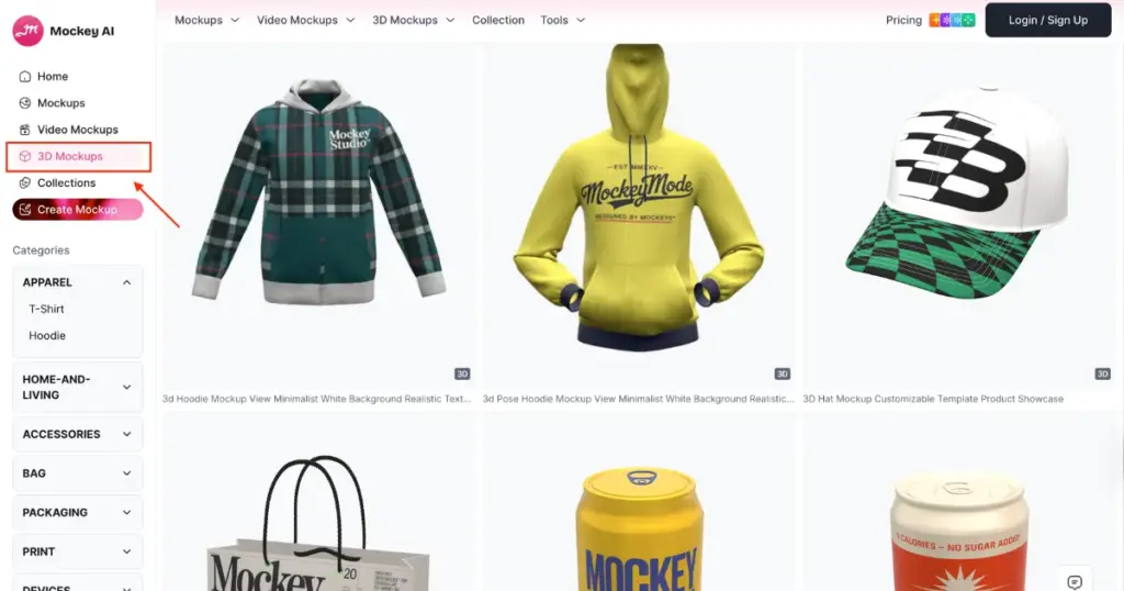 mockey 3d mockup