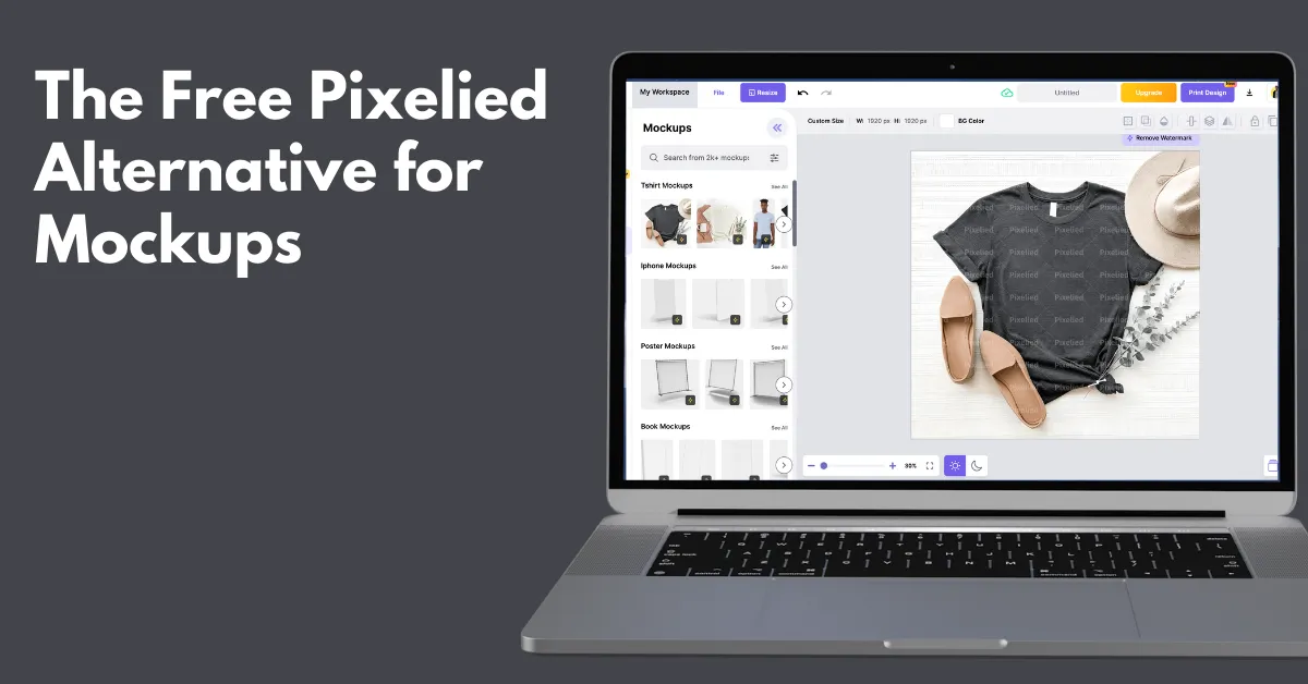 The Free Pixelied Alternative for Mockups