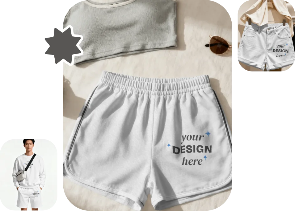 Free Shorts Mockup Generator