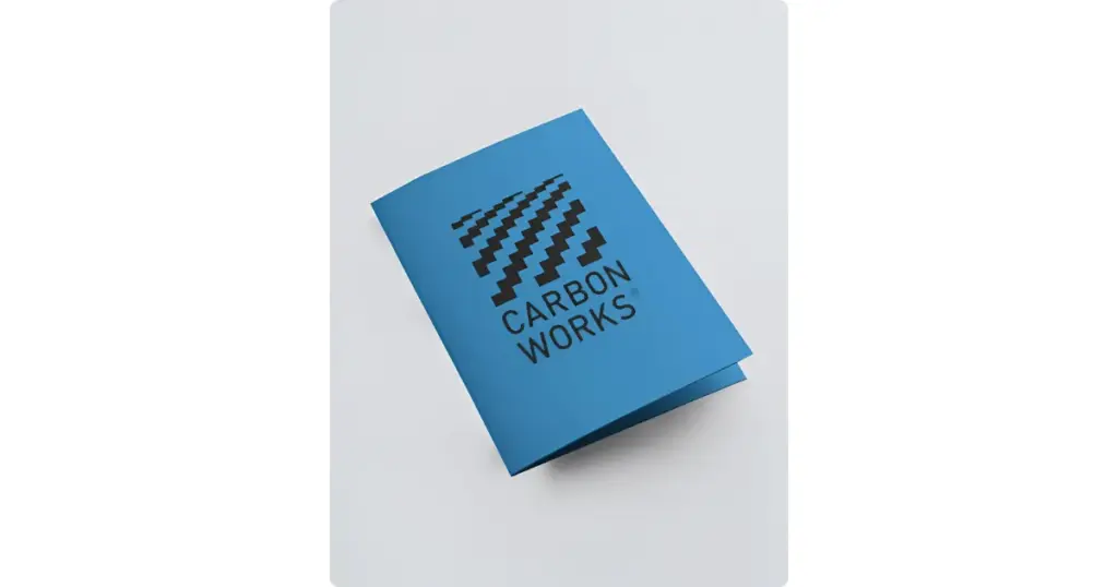 brochure logo mockup to customize