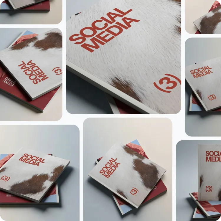 Multiple Angles of Magazines
