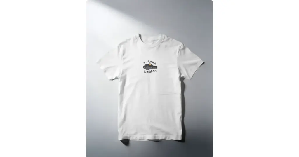 use flatlay t-shirt