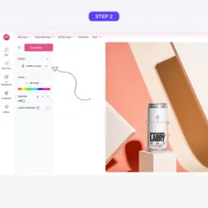 Edit and Preview Can Mockup