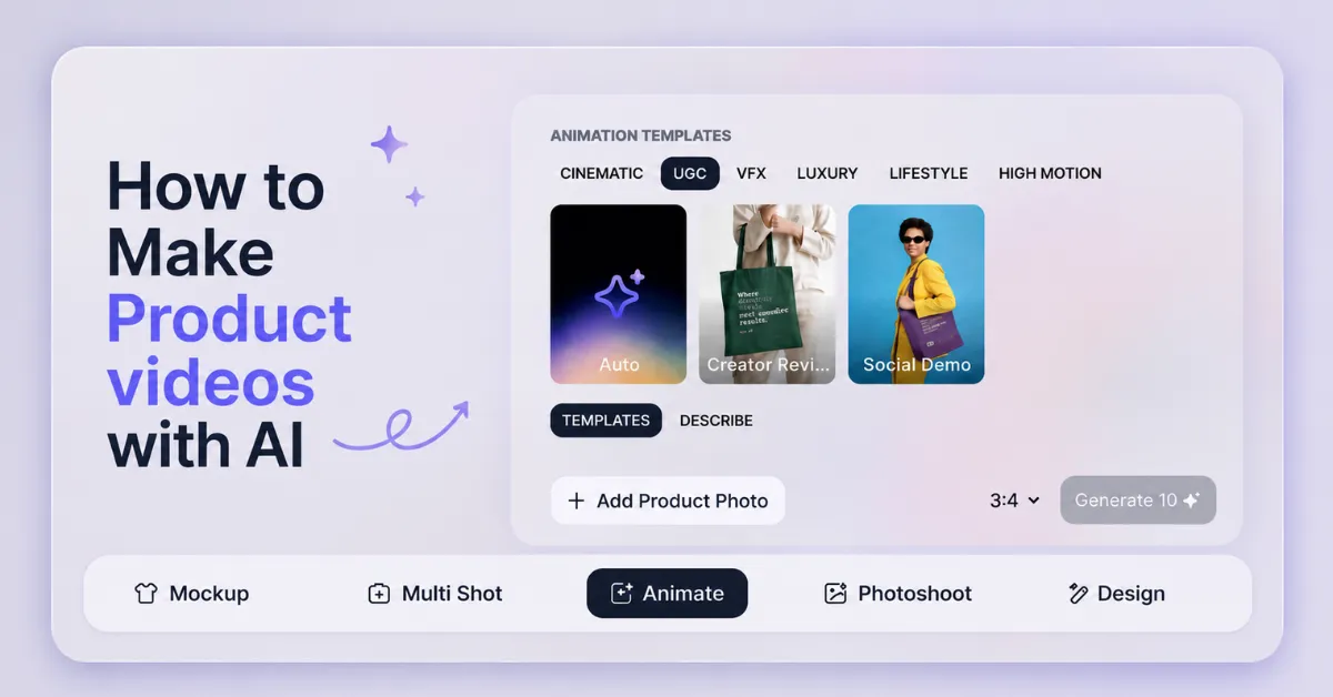 How to Make Product Videos with AI for Ads