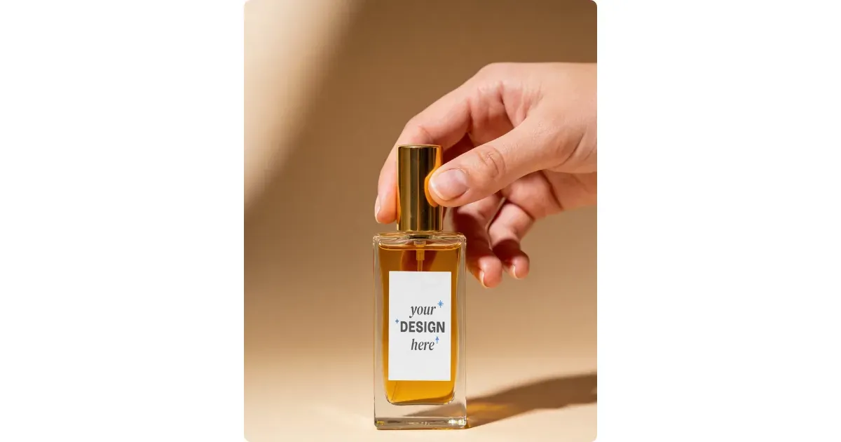 20ml perfume bottle mockup