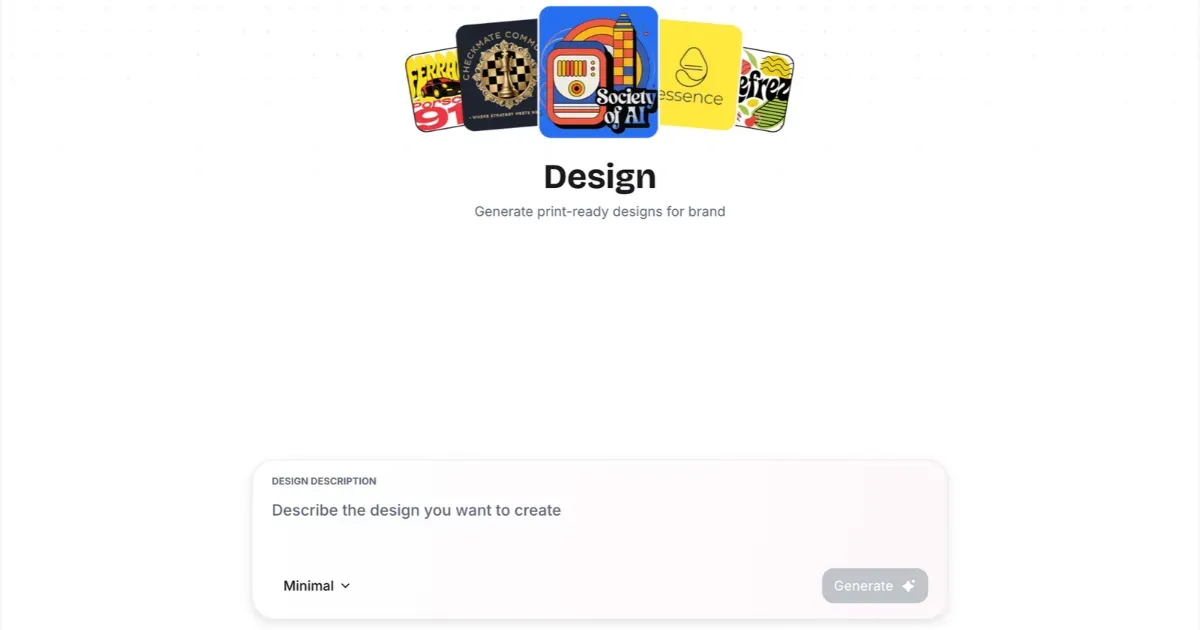 create a design using mockey’s ai design tool