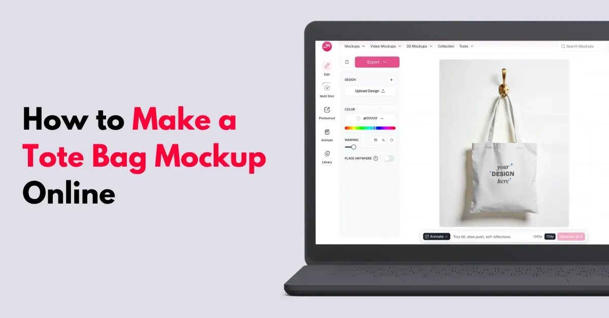 How to Make a Tote Bag Mockup Online