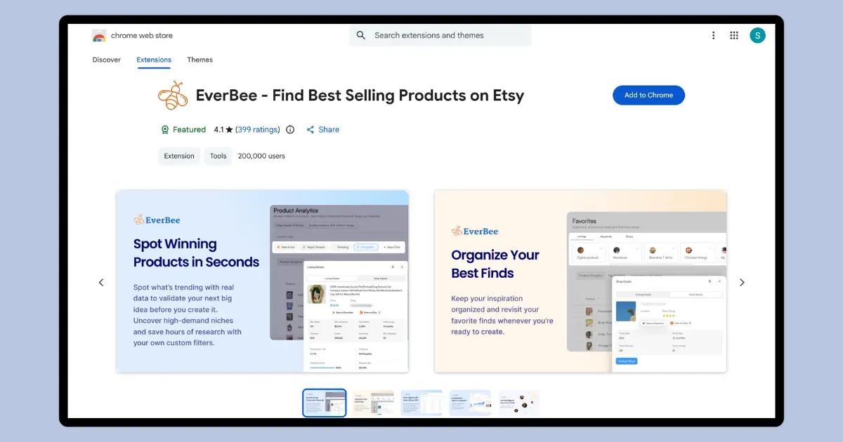 use everbee data research tool